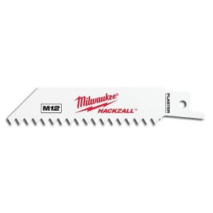 MILWAUKEE#49-00-5461 ใบเลื่อยแฮ็คซอลตัดผนังดรายวอลล์ 4" (5 ใบ)