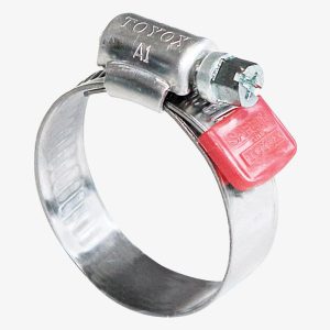 แคลมป์รัดสายยาง Safety TYPE FS (กึ่งสแตนเลส) – Safety TYPE FS #FS-30 (22-30)