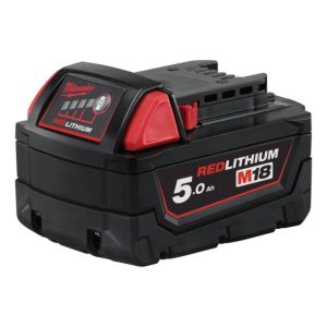 MILWAUKEE#M18B5 แบตเตอรี่ 18 โวลต์ 5.0 แอมป์อาว